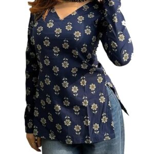 anni designer cotton short kurti for women | stylish kurti | short kurti top | casual kurta for women | comfortable cotton kurtis for womens